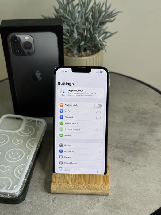 iPhone 13 Pro Max Graphite 128 GB 91% full box + 2 huse