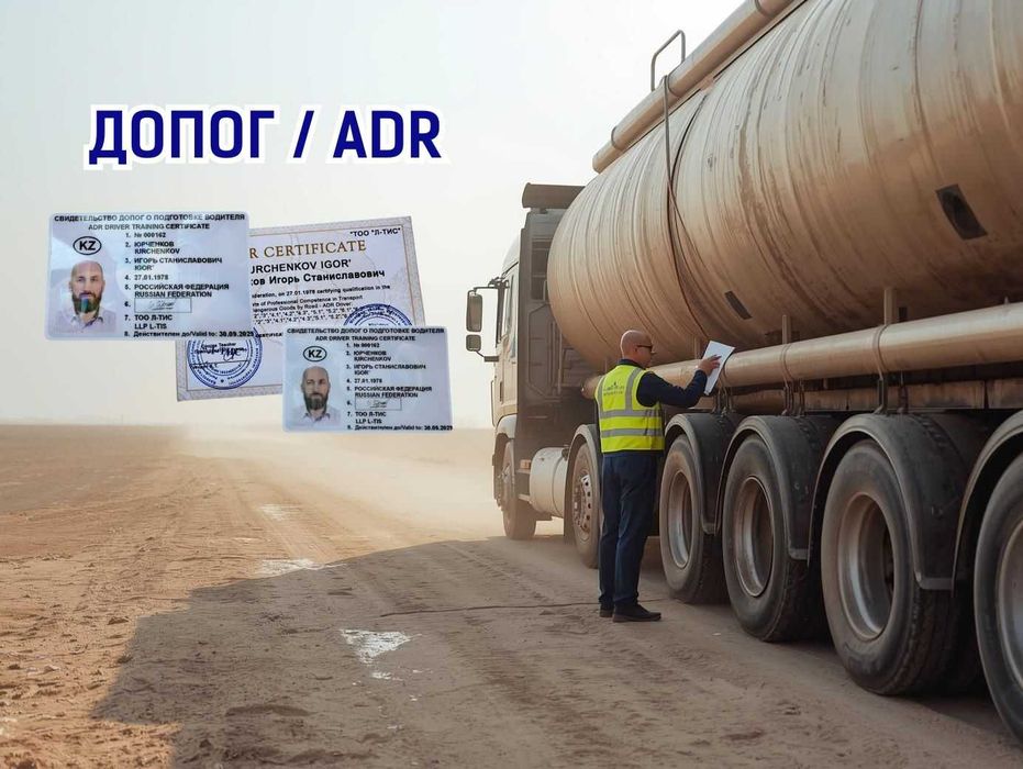 Обучение ДОПОГ/ADR для водителей, ДОКУМЕНТЫ перевозка опасных грузов