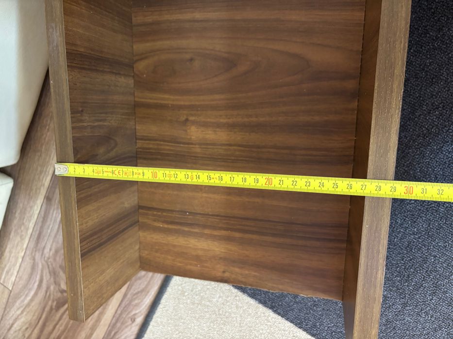 Suport lemn cu roti pentru unitate calculator