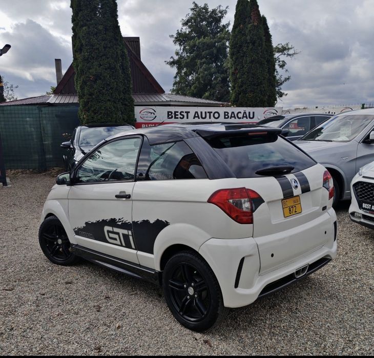 Aixam Coupe GTI Full Option Alb Perlat Prinde80 km Se conduce la 16ani