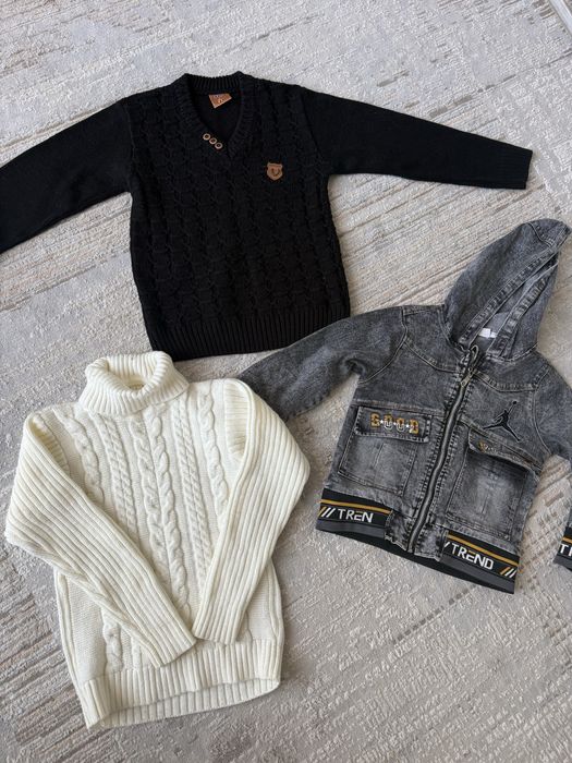 Свитера вещи на мальчика 3-4