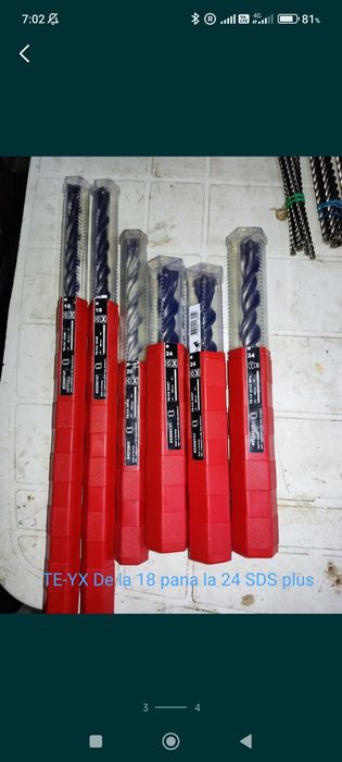 Burghie Hilti noi, SDS PLUS SI SDS MAX
6x100- 25 lei buc