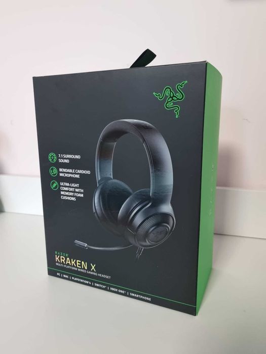 Casti gaming Kranken X Lite, surround Virtual - NOU