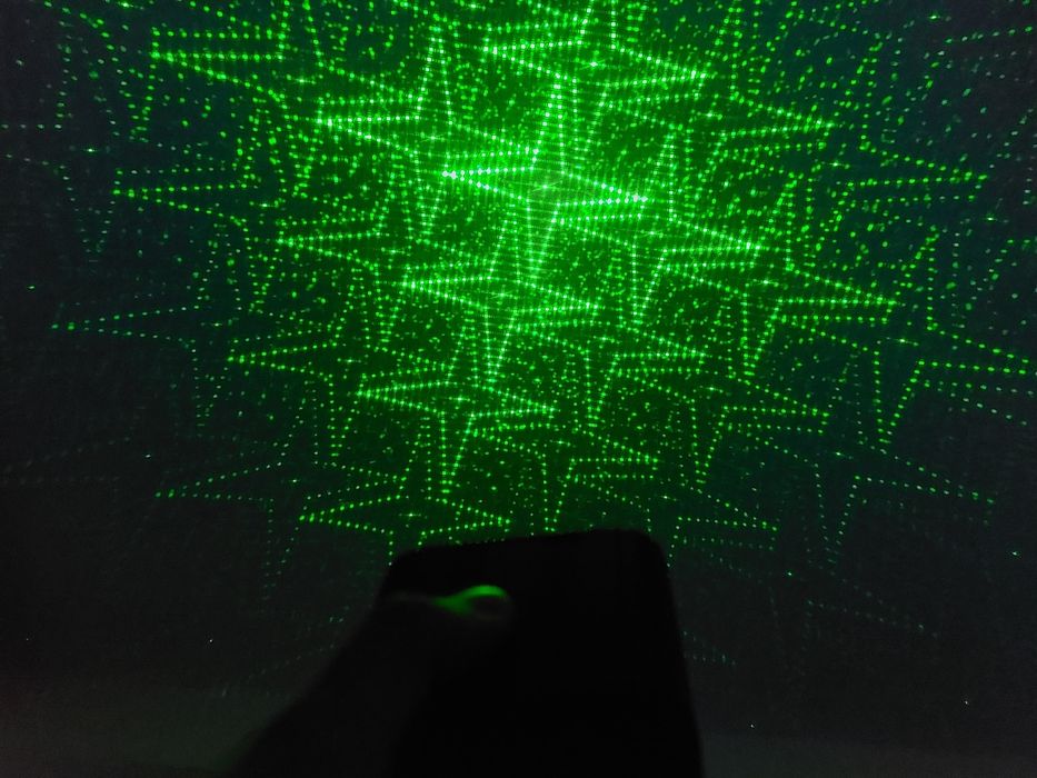 DJ Disco Laser за партита с вградена презареждаща се акумулаторна бате