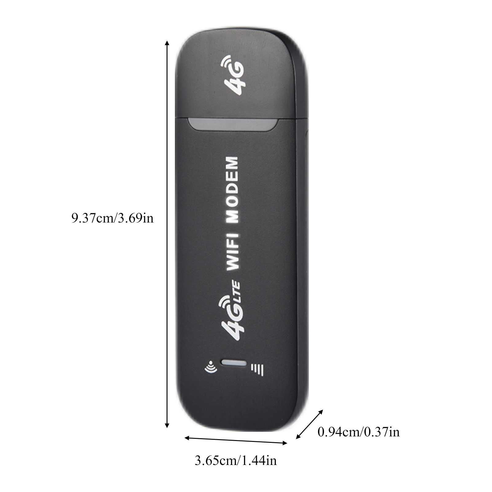 Modem Router Wireless GizMondo® USB WiFi 4G culoare negru