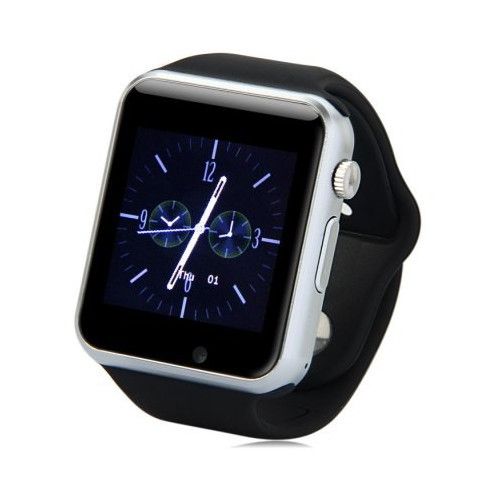 Ceas Smartwatch cu Telefon iUni A100i, BT, LCD, Camera, Negru