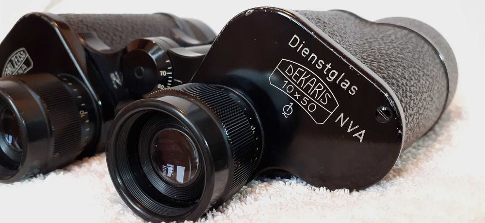 Binoclu CarlZeiss Jena 10x50 Q1 Dekaris Dienstglas  NVA