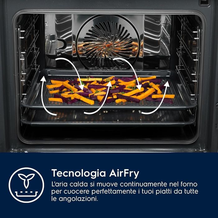 Cuptor multifuncțional AirFry Electrolux Seria 700, EOM3H00X, SIGILAT