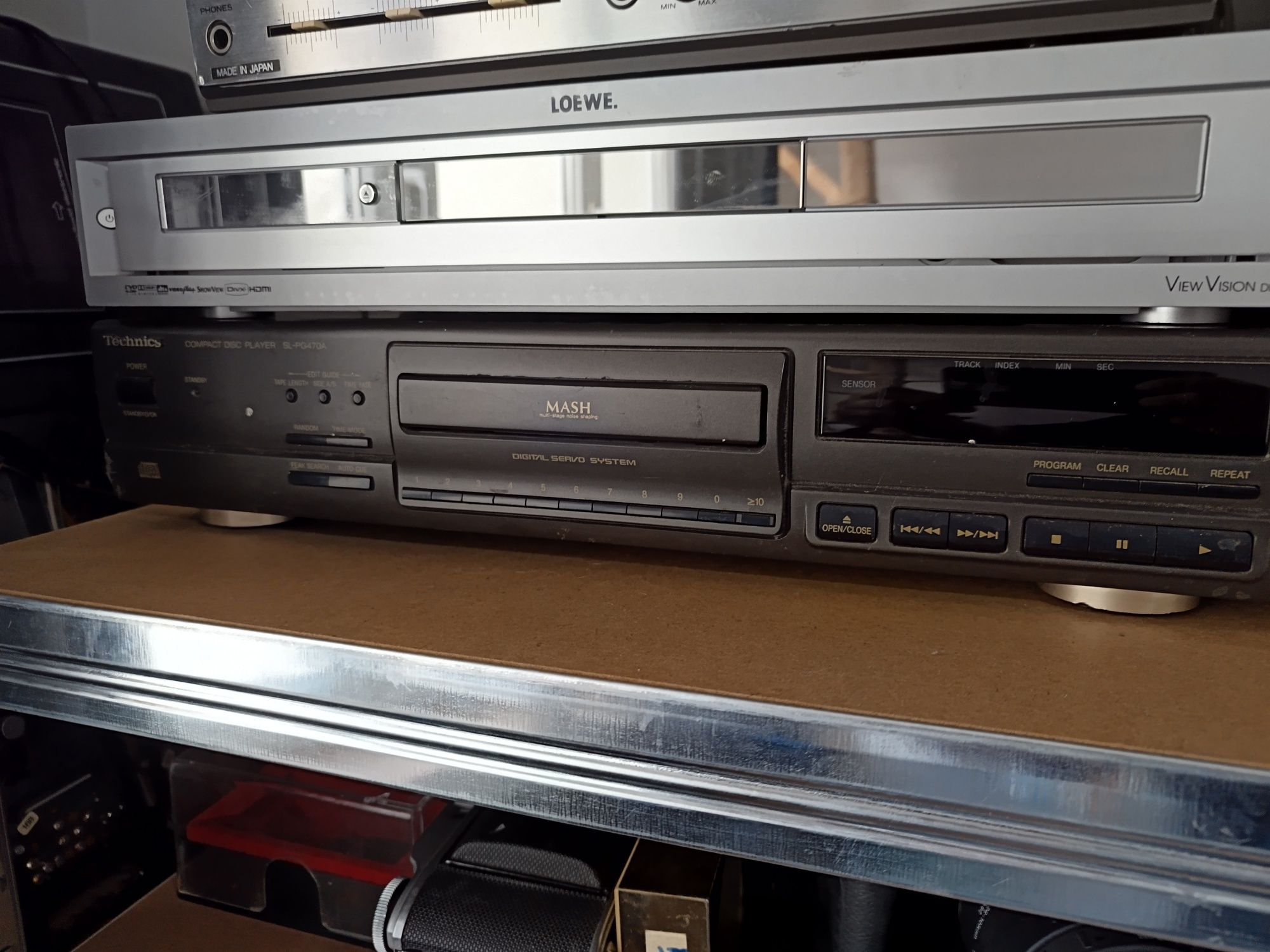 Cd player pioneer pdx77m 5cd si Technics  slpg470a defecte