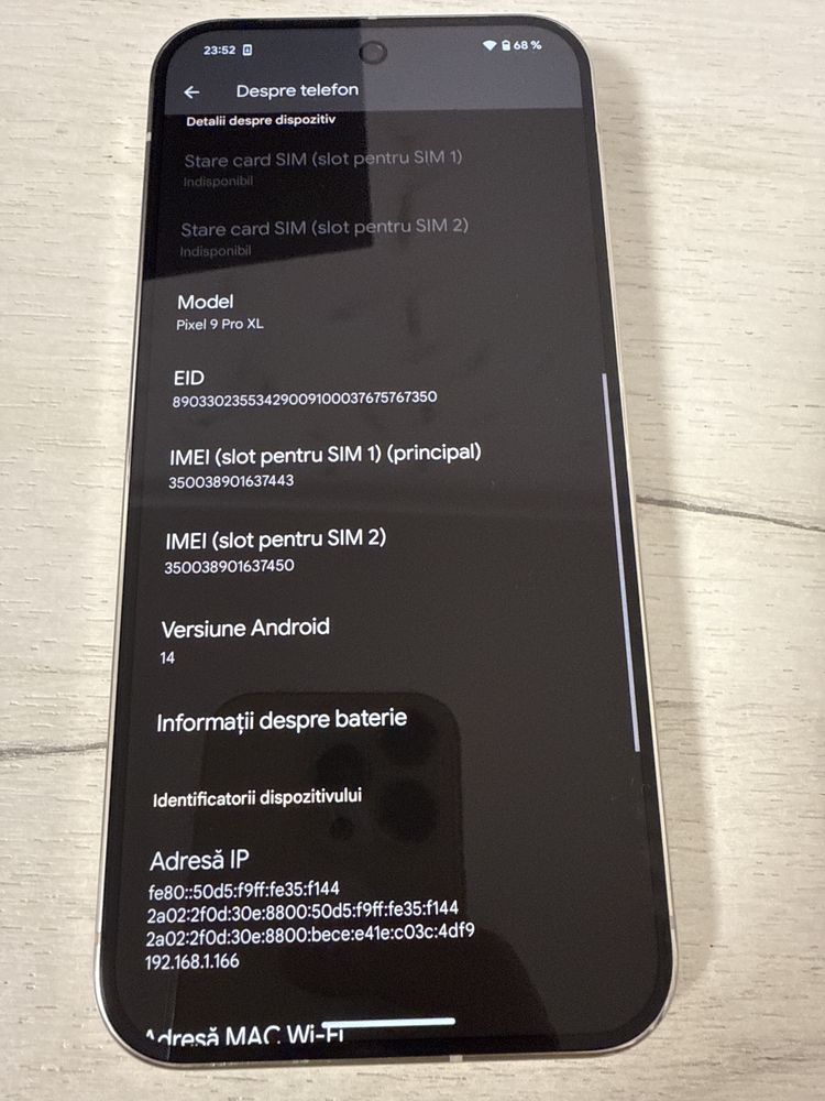Google Pixel 9 Pro XL 128Gb 2 cicluri incarcate ca Nou