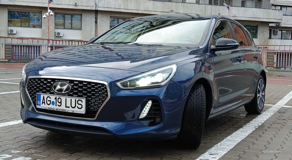 Vand Hyundai i30. 1.6 diesel.Euro 6 . An 2018. pret 8500€ negociabil.