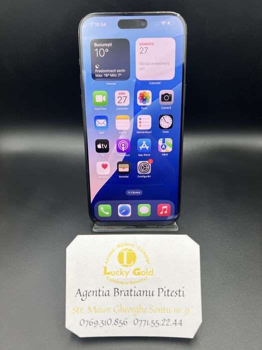 Iphone 15 Pro Max 256GB 91% Baterie Liber de retea cod produs 22343