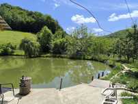 Casa de vacanta, cu lac, 5640 mp teren, Huta, com. Chiuiesti, jud. Clu