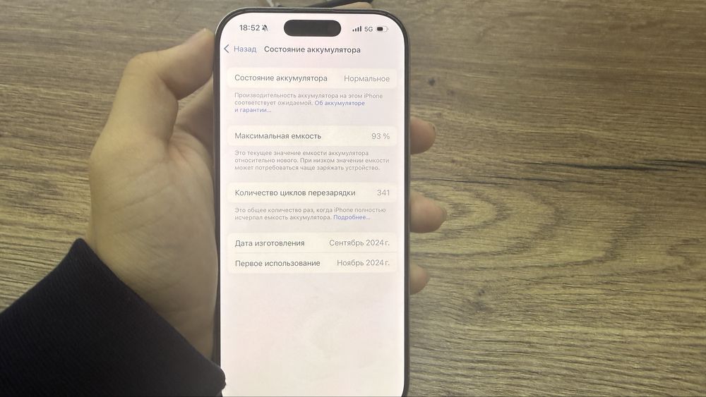 Iphone 16 Pro | Titan 256gb 93% Sim-Card Ketad