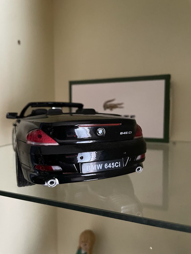 Колекционерска количка BMW 645 Cabrio 1/18