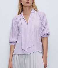 Пастелно лилава риза Zara