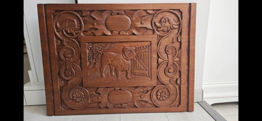 Tablou sculptat lemn masiv