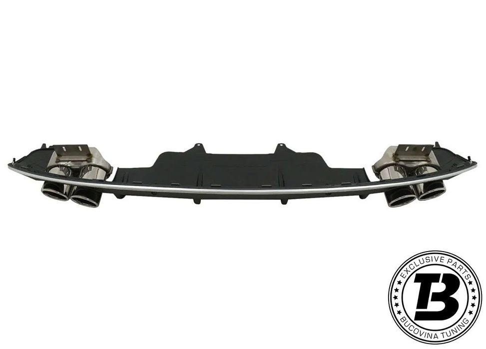 Difuzor Bara Spate cu Ornamente compatibil cu Audi Q5 8R RS Design