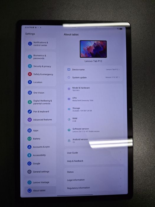 Lenovo Tab P12 128Gb