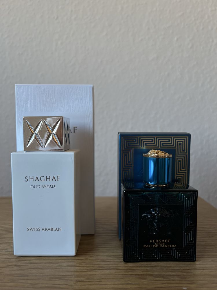 Колекция парфюми Versace Eros Shaghaf oud Abyad