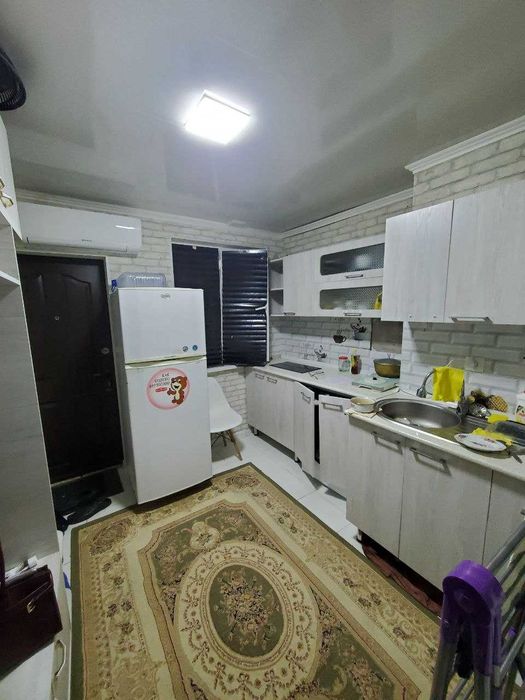 1комнатная квартира кирпич ремонт мебель Ташсельмаш Вундеркинд 28000КС