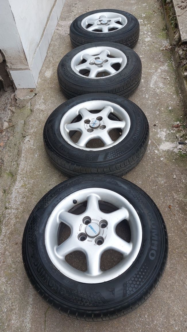 Джанти с летни гуми R14 4x100