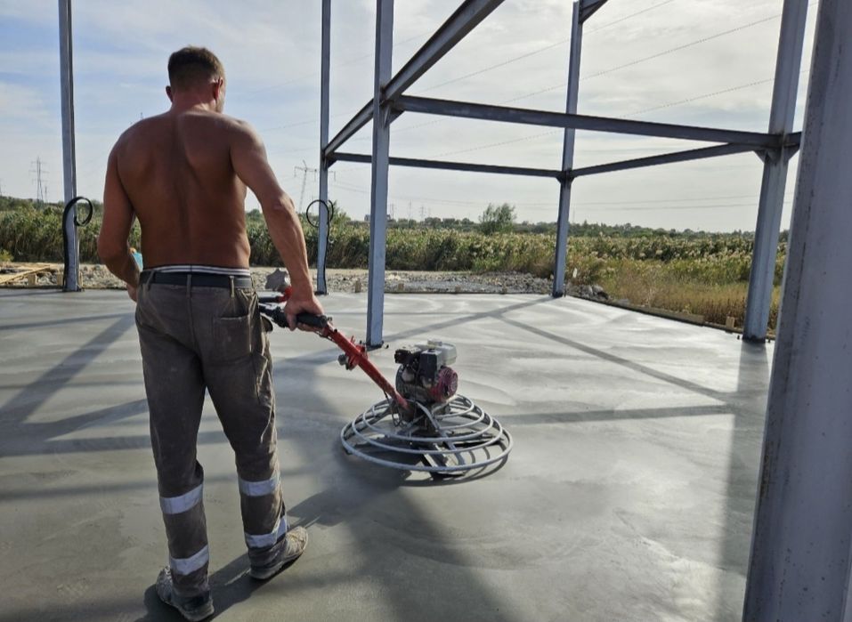 Turnari beton finisat cu elicopterul