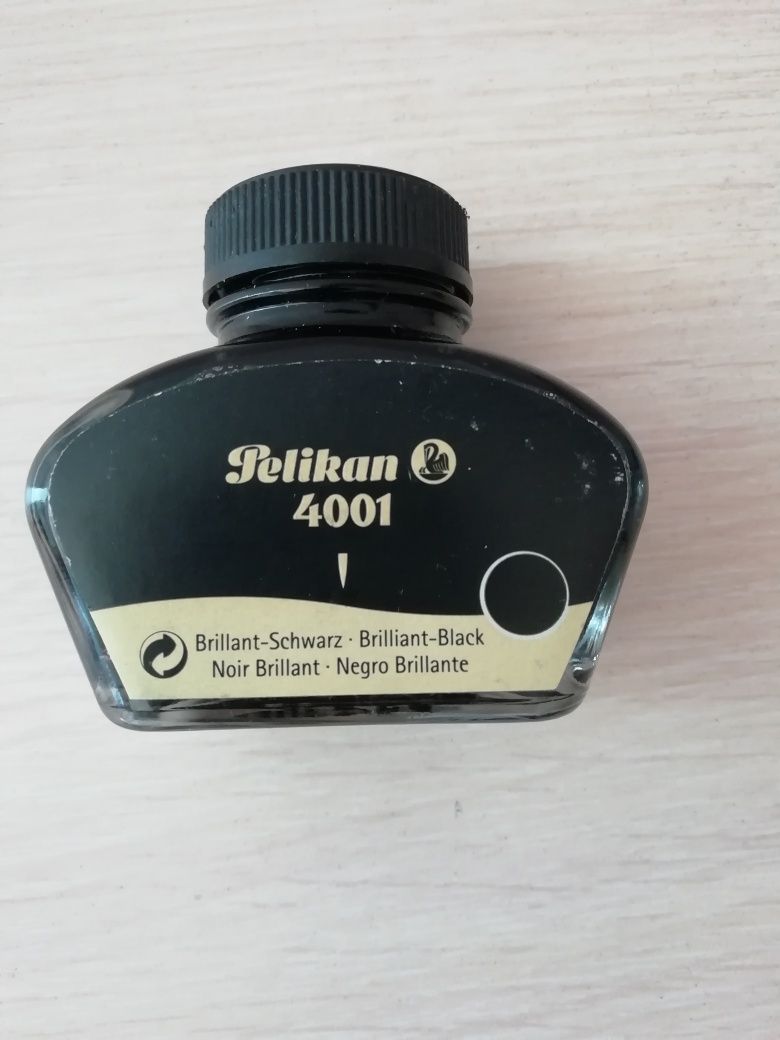 Чернила чёрные Pelikan 4001, производство Германия