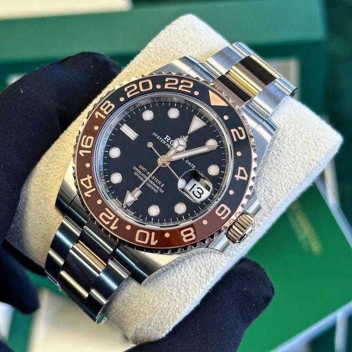 ceas rolex gmt - master ll chocolate