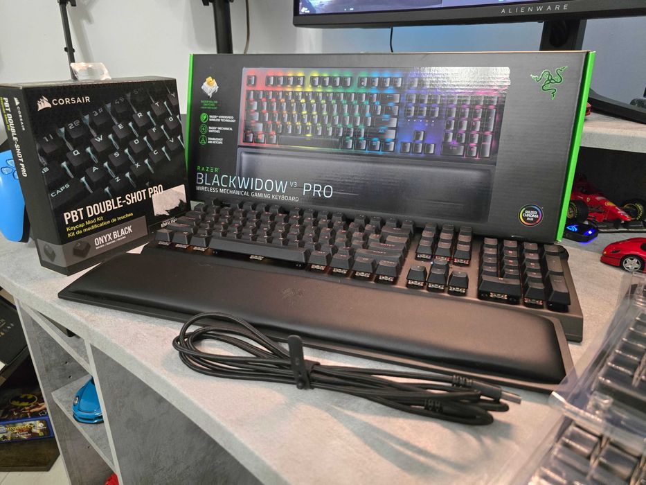 Tastatura mecanica WIRELESS Razer BlackWidow V3 PRO, YELLOW Switch