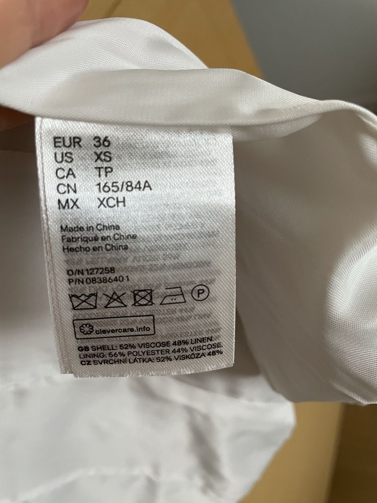 Дамско сако H&m, 36 р-р, лен и вискоза