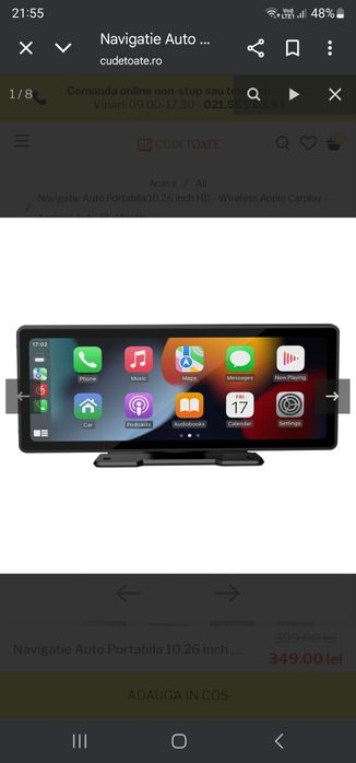 Vând navigatie instare bn