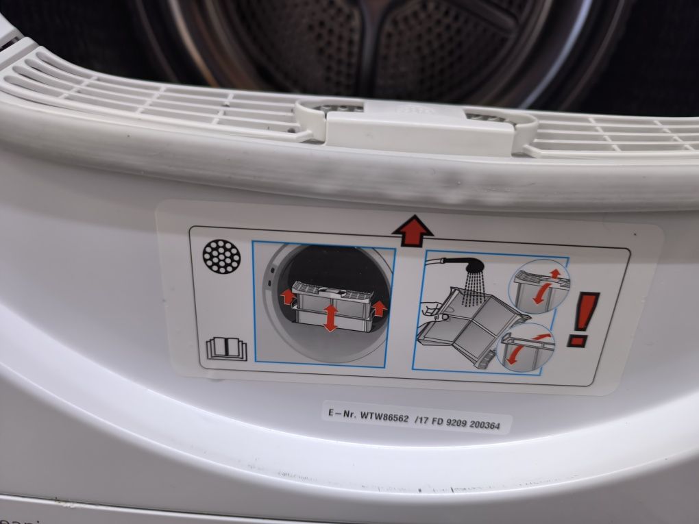 Сушилня Bosch WTW 86562 - 7кг. Термопомпа Клас А+