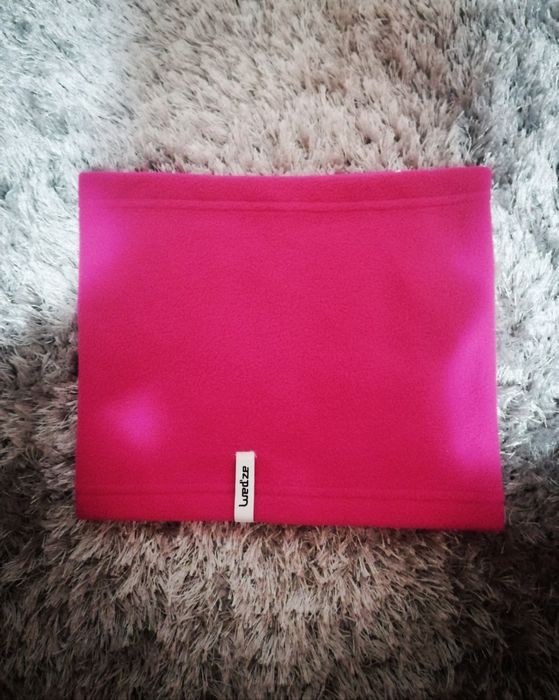 Guler polar damă, roz fucsia, mărime universală, Decathlon, nou