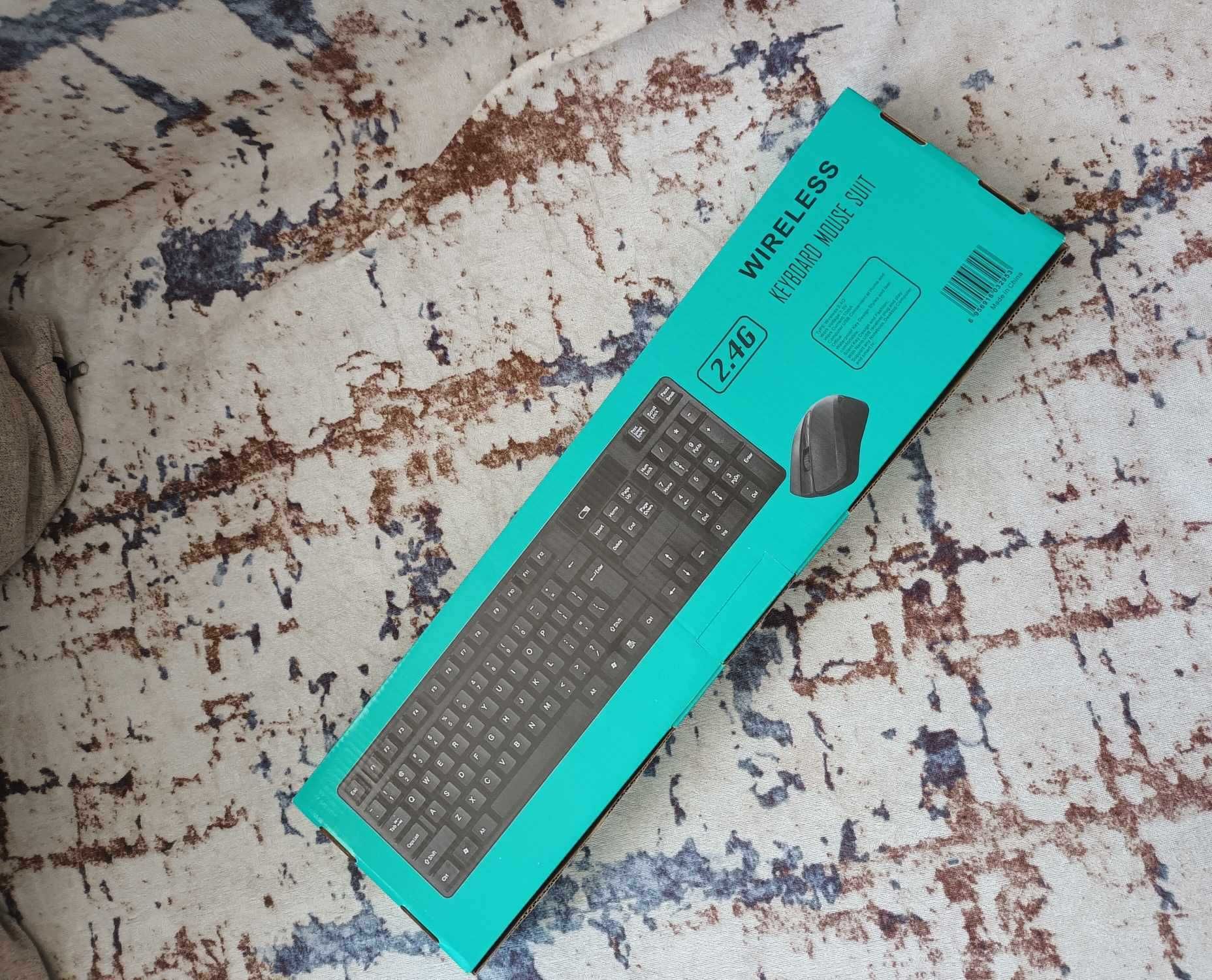 Комплект безжични клавиатура и мишка TJ-808 Wireless 2.4 GHz, Кирилица