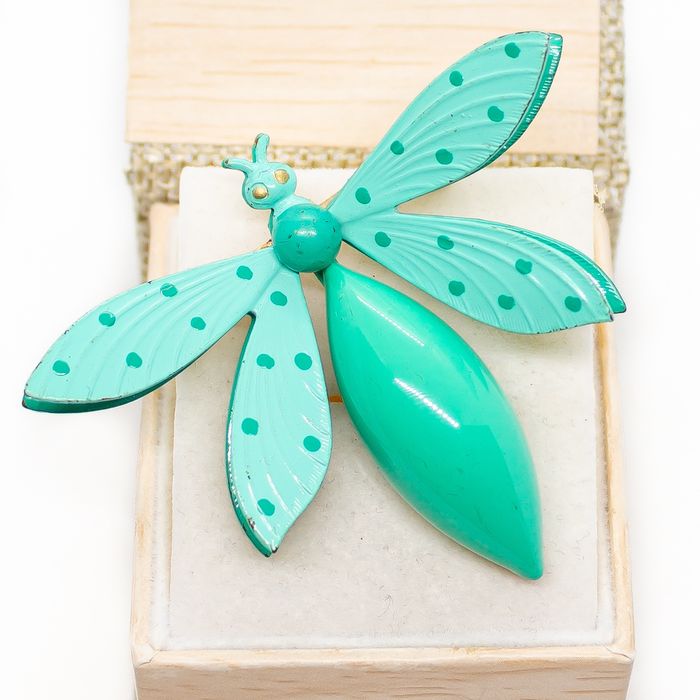 Винтажная брошь "Мотылёк".1960-70