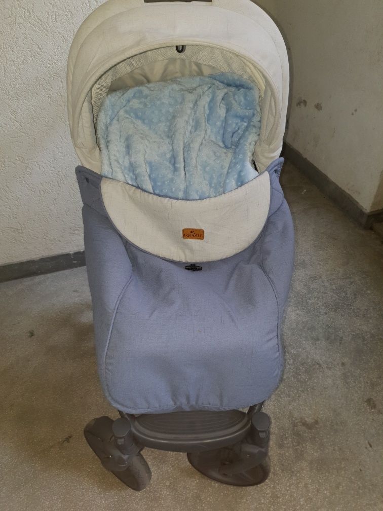 Бебешка количка LORELI RIMINI 2 в 1+столче за кола LORELI