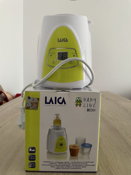 Incalzitor biberoane LAICA Baby Line BC1004, 400W, alb - verde