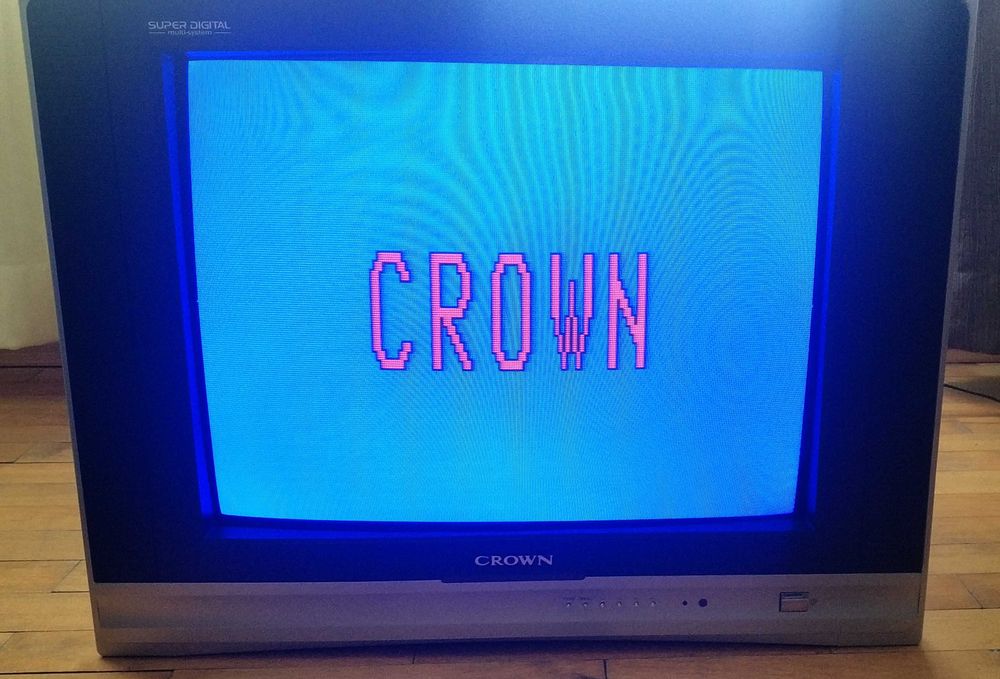 Телевизор Crown с кинескоп