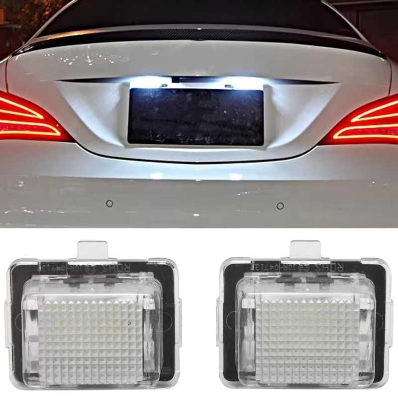 Гаранция! LED Плафони за Заден Номер Mercedes W204 W221 W212 и други