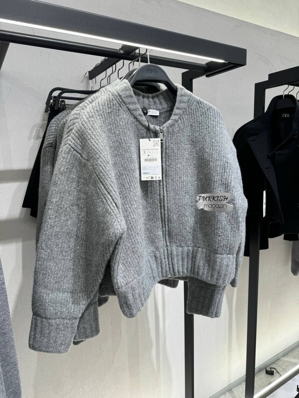 Кардиган серый zara