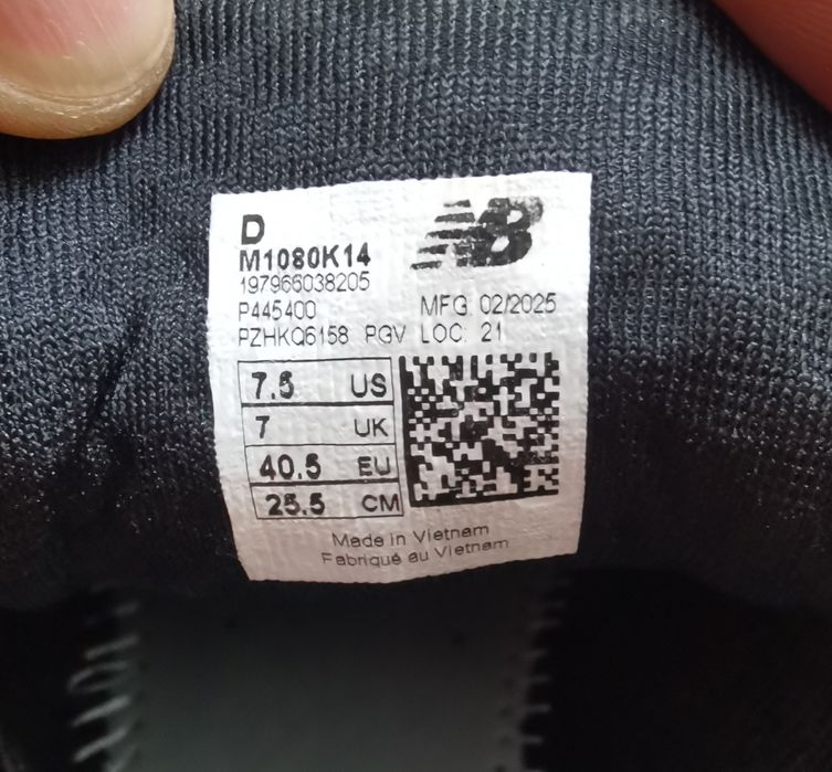 New balance foam 1080 V14 mar.40.5