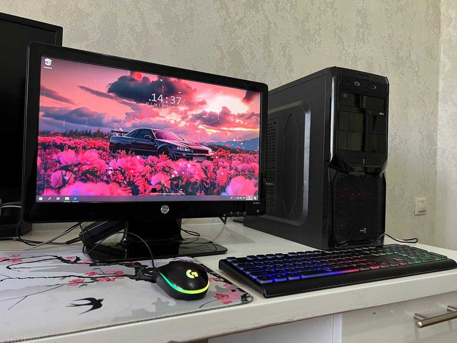 Игровой ПК с комплектом / 8 потоков / 16 ОЗУ / Nvidia GTX 950