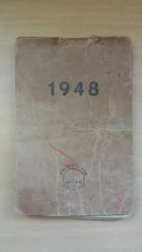 1948 Calendar ortodox de buzunar, agendă