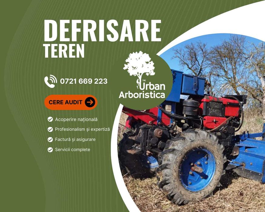 Defrișare Teren, Curățat Livada, Gradina - Cosit Tuns Gard Viu Brașov