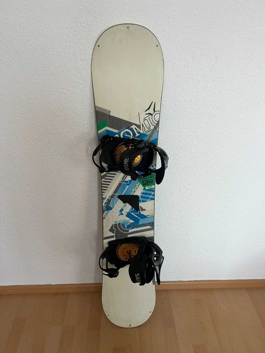 Placa snowboard Atomic Piq 140cm +legaturi Salomon