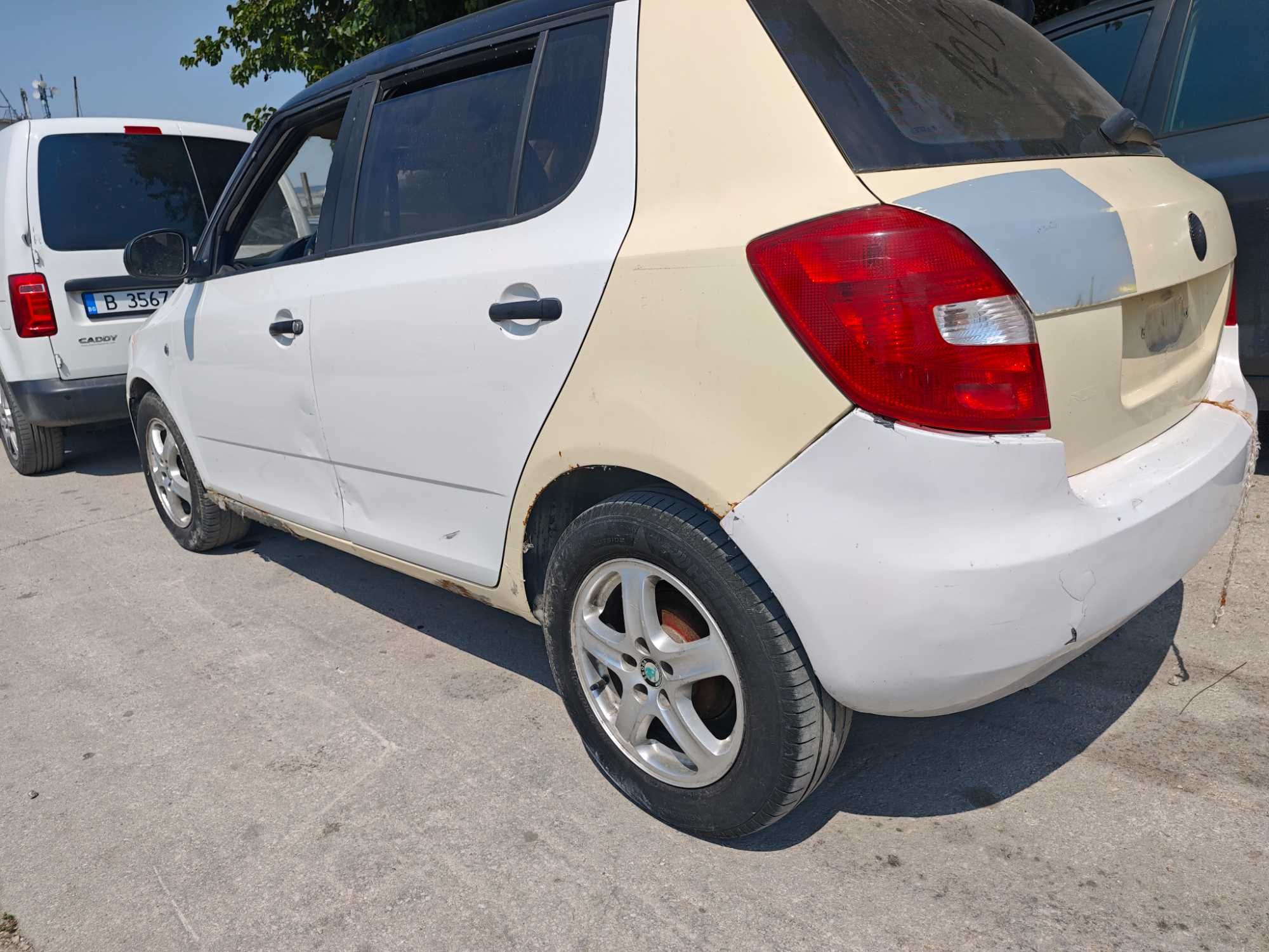 На части Skoda Fabia 1.4d BNV двигател ръчна кутия