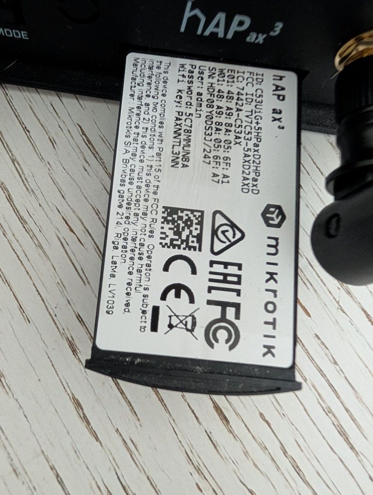 Mikrotik hap ax3