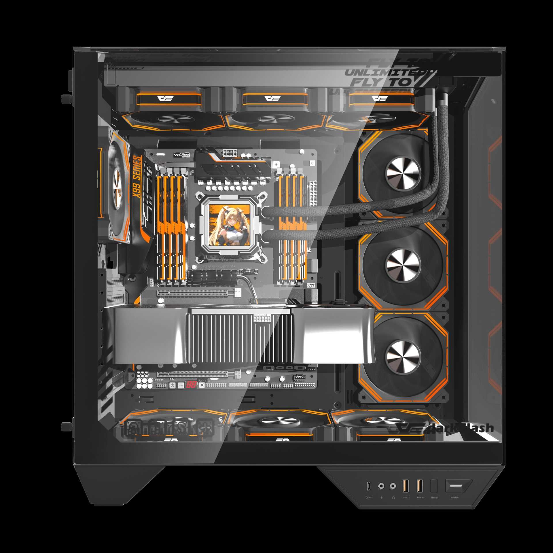 [НОВЫЙ] Корпус DarkFlash DY470 PRO Black
