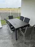 Mobilier terasa - masa + scaune + perne